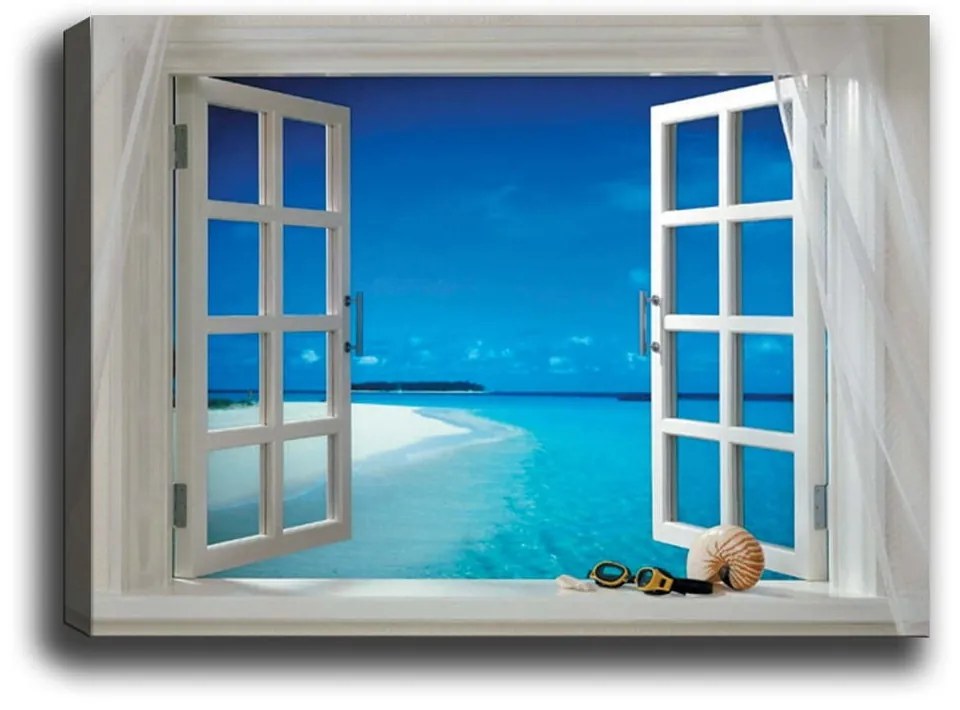 Obraz Tablo Center Open Window, 70x50 cm