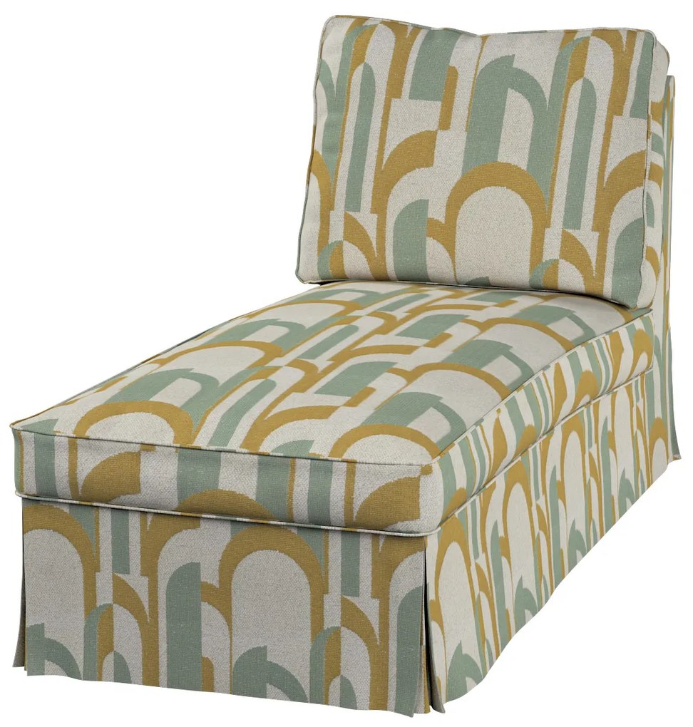 Pokrowiec na szezlong/ leżankę Ektorp wolnostojący prosty tył