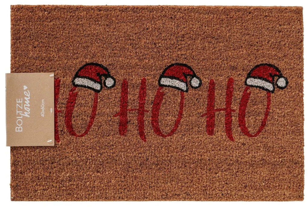 Wycieraczka z włókna kokosowego Hohoho, 60 x 40 cm