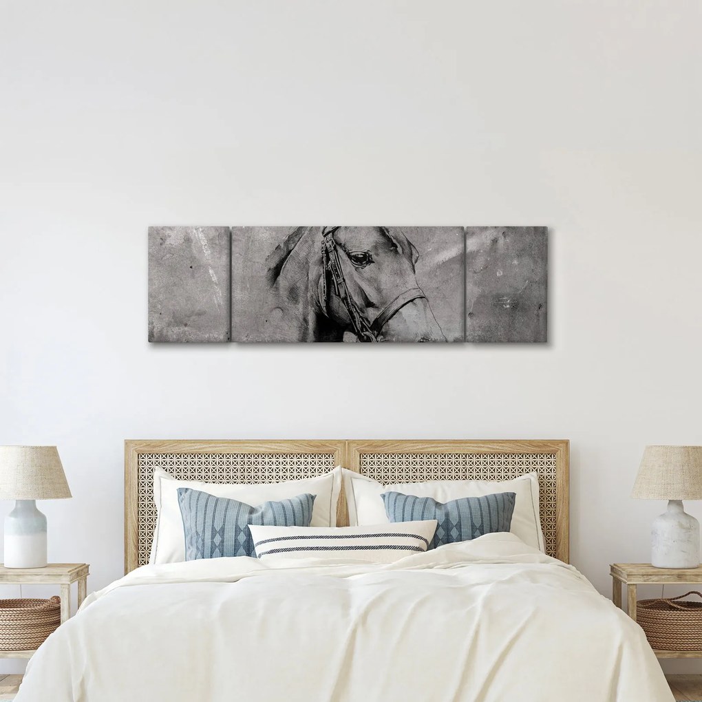 Obraz - Portret konia (170x50 cm)