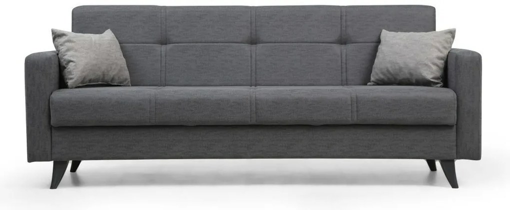 Sofa rozkładana Polya 3 ciemnoszara