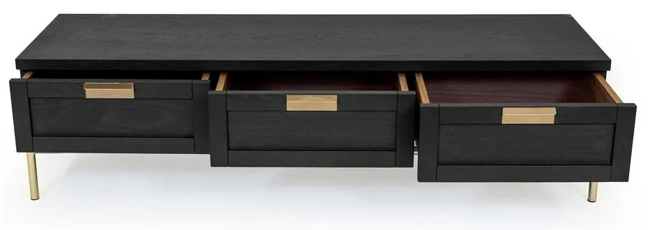 Czarna komoda Woodman Pimlico Lowboard