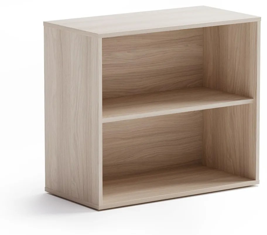 Szafka bez drzwi niska krótka BLOCK Dąb naturalny
