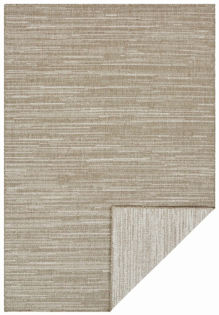Dywan dwustronny zewnętrzny Gemini brązowo-kremowy 200 cm x 290 cm