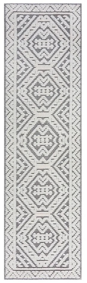 Szary chodnik z szenilu odpowiedni do prania 60x240 cm Jaipur – Flair Rugs