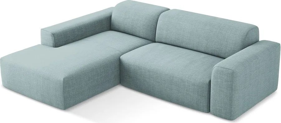 Niebieski narożnik (lewostronny/z szezlongiem) Keli – Makamii