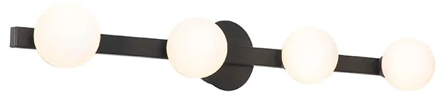 Zewnetrzna Nowoczesna lampa sufitowa czarna IP44 4-światłowa - Cederic Nowoczesny Oswietlenie zewnetrzne