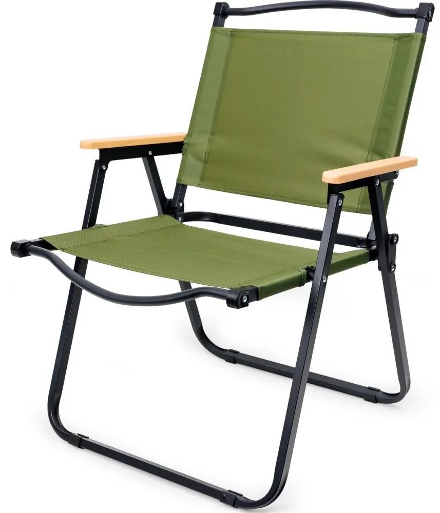 Składane krzesło kempingowe zielony