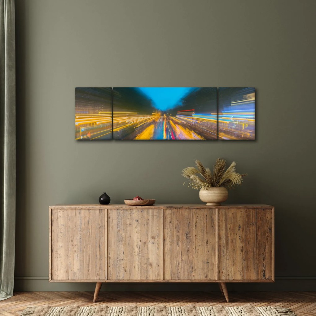 Obraz - Obraz abstrakcji (170x50 cm)