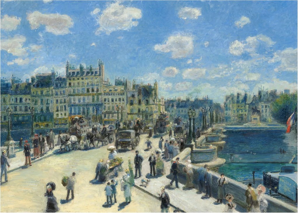 Obraz - Auguste Renoir, Pont Neuf, Paris, reprodukcje (70x50 cm)
