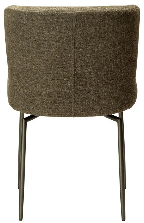 Tapicerowane krzesło w kolorze khaki Glam – DAN-FORM Denmark