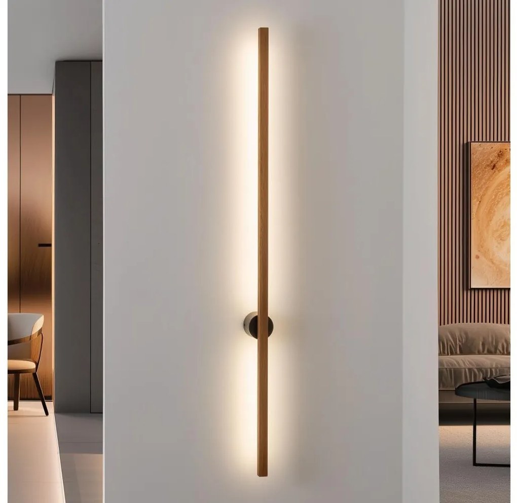 Brilagi - LED Kinkiet WOODY LINE LED/12W/230V 120 cm dąb wiśnia