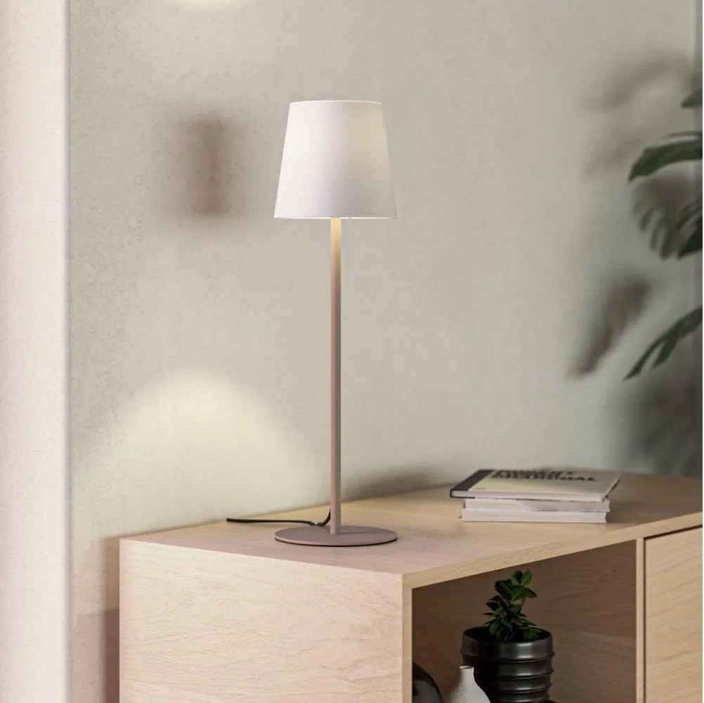 Eglo 901128 - Lampa stołowa FIORANA 1xE14/40W/230V kremowa/biała