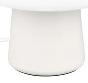 Biała lampa stołowa ze szklanym kloszem (wysokość 27 cm) Steen – Trio