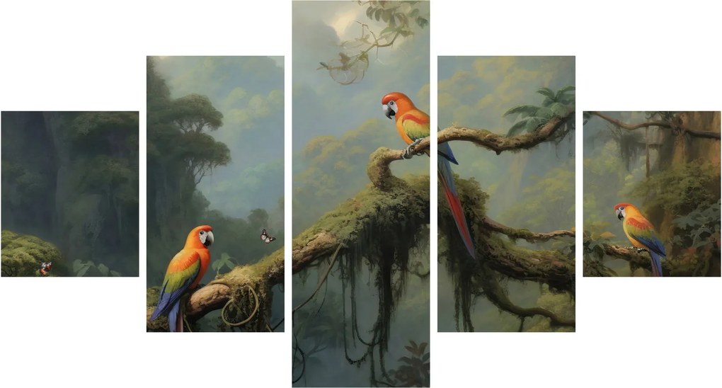 Obraz - Las tropikalny (125x70 cm)