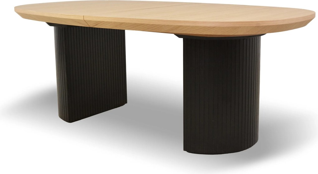 Stół rozkładany STILO Dąb do Salonu Jadalni 200-300 x 110 x 76 cm, Owalny