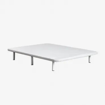 Podstawa Tapicerowana Fomben 3d Biała & 160 X 200 Cm - Sklum