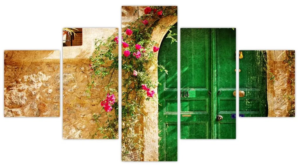 Obraz starych drzwi (125x70 cm)