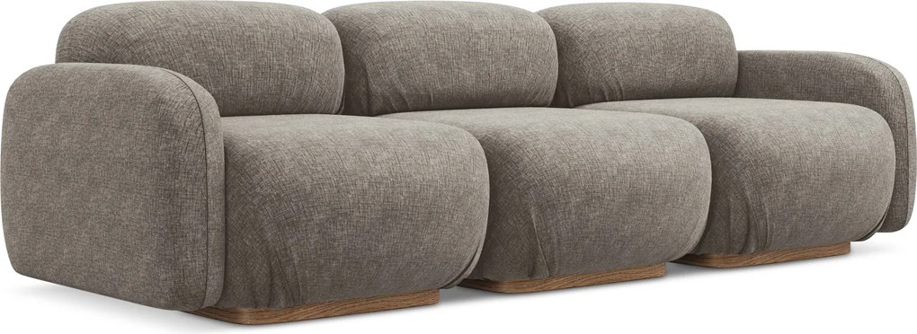 Modułowa sofa 4-osobowa Ailani, tkanina szenilowa