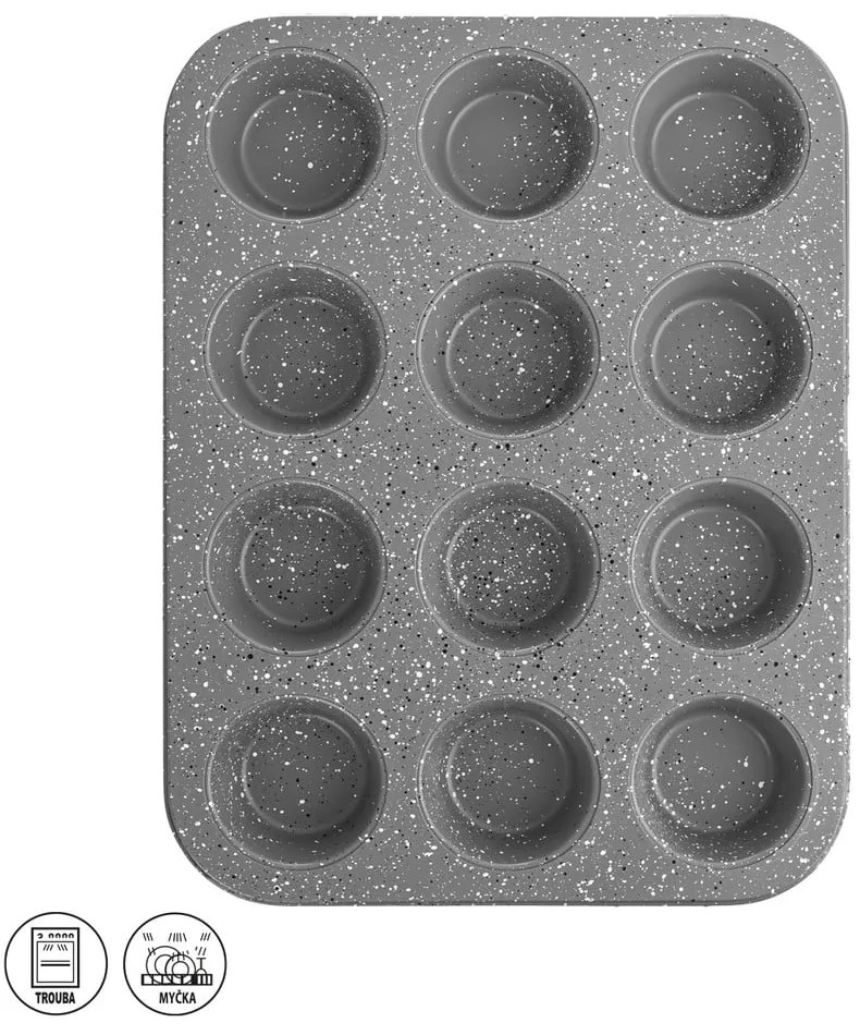 Metalowa forma do pieczenia muffinów 26,5x35 cm Grande – Orion