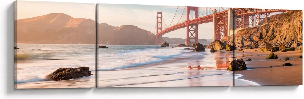 Obraz - Golden Gate Bridge (170x50 cm)