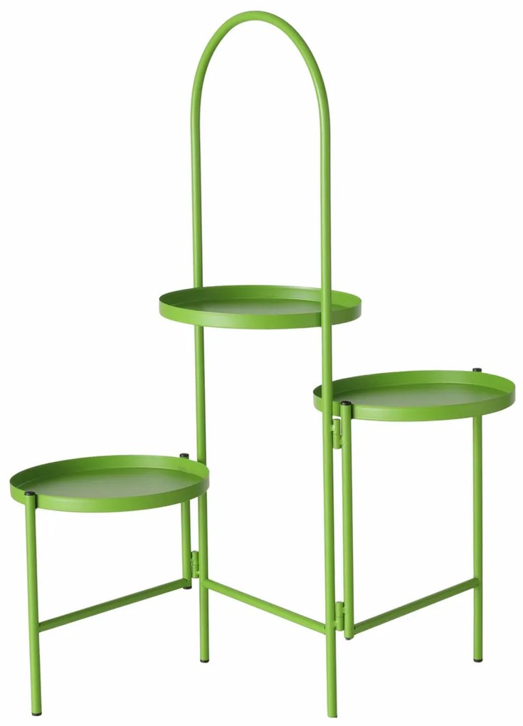 Metalowy kwietnik 3-poziomowy MARETA, wys. 71 cm