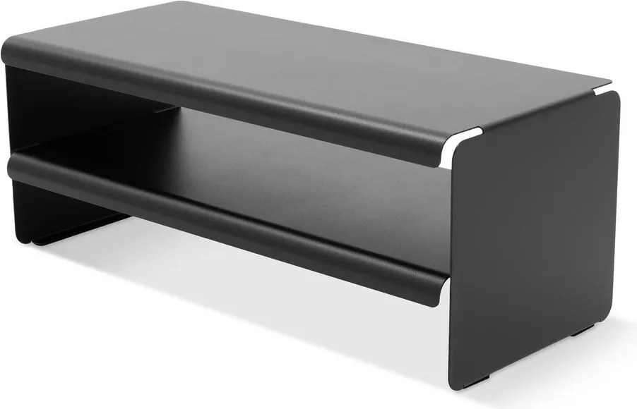 Czarna stalowa szafka na buty 71,5x28x31 cm Linea – Spinder Design