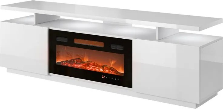 Szafka RTV Aniceto z kominkiem