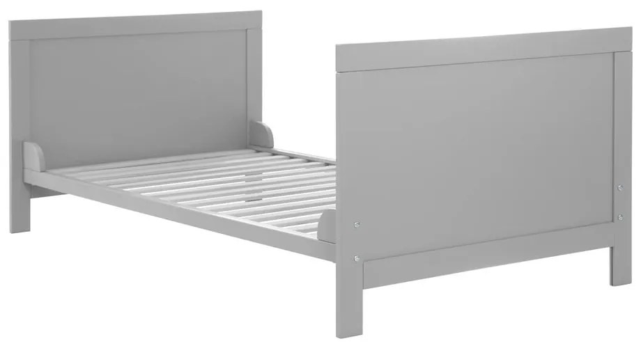 Jasnoszare łóżeczko 70x140 cm – Roba
