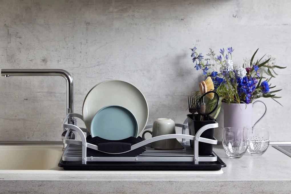 Suszarka do naczyń, 46,5 x 31,5 x 13 cm, aluminium, WENKO