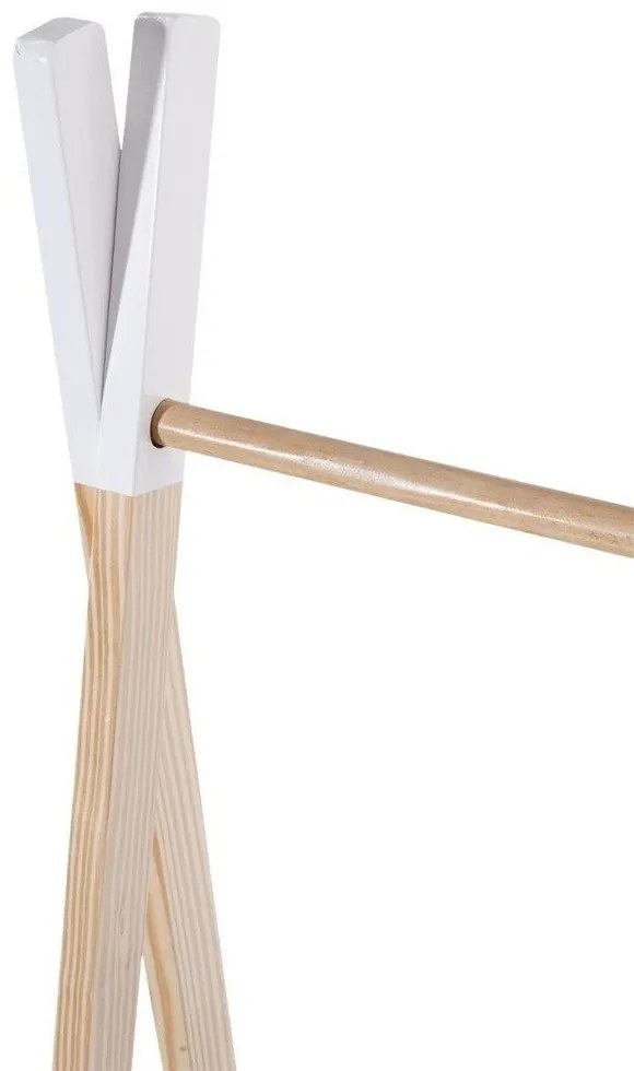 TIPI Drewniany wieszak na ubrania dla dzieci - 78 x 38 x 126