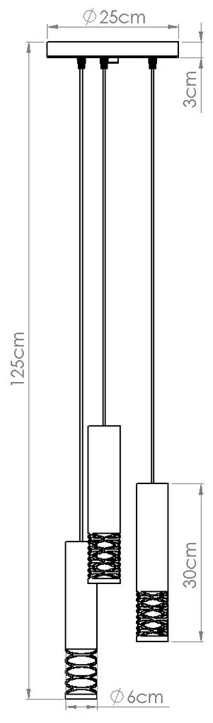 Lampa wisząca LAMI 3P biała SOLLUX LIGHTING