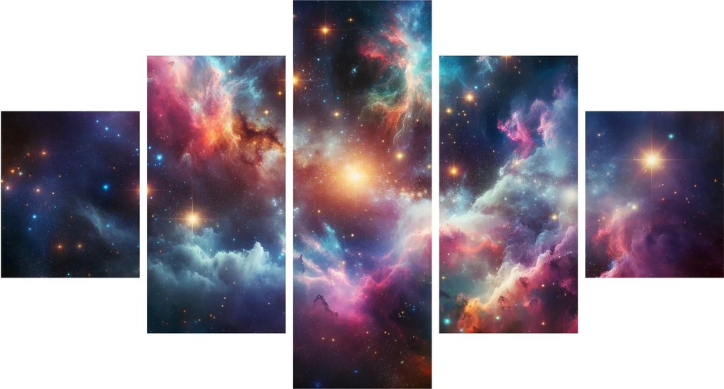 Obraz - Ciemny kosmos (125x70 cm)