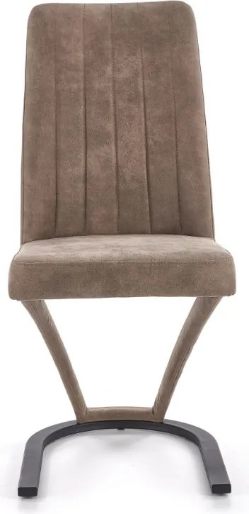 Tapicerowane krzesło do jadalni na jednej nodze K338