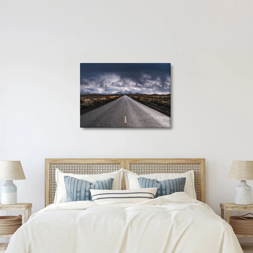 Obraz drogi na pustyni (70x50 cm)