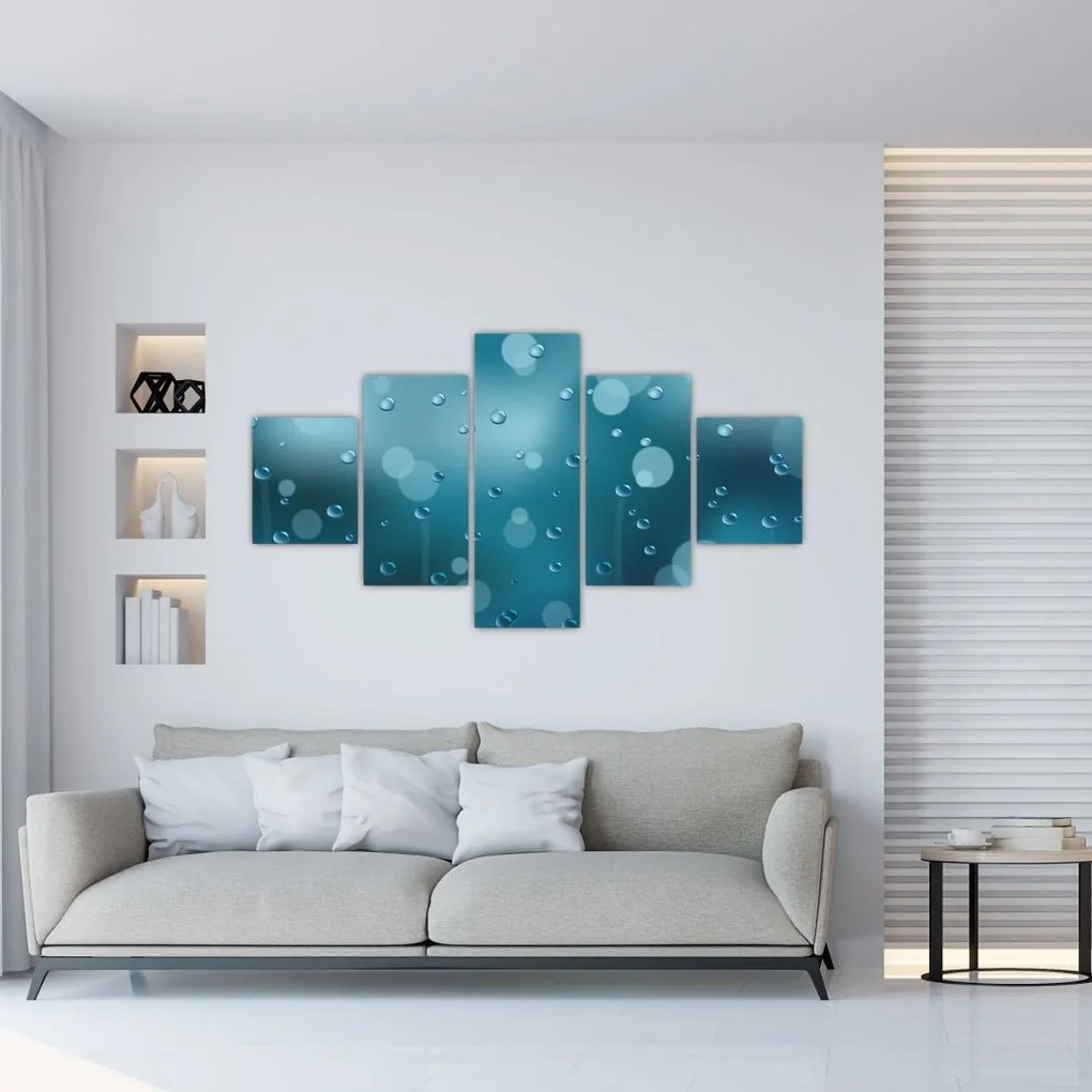 Obraz kropelek (125x70 cm)