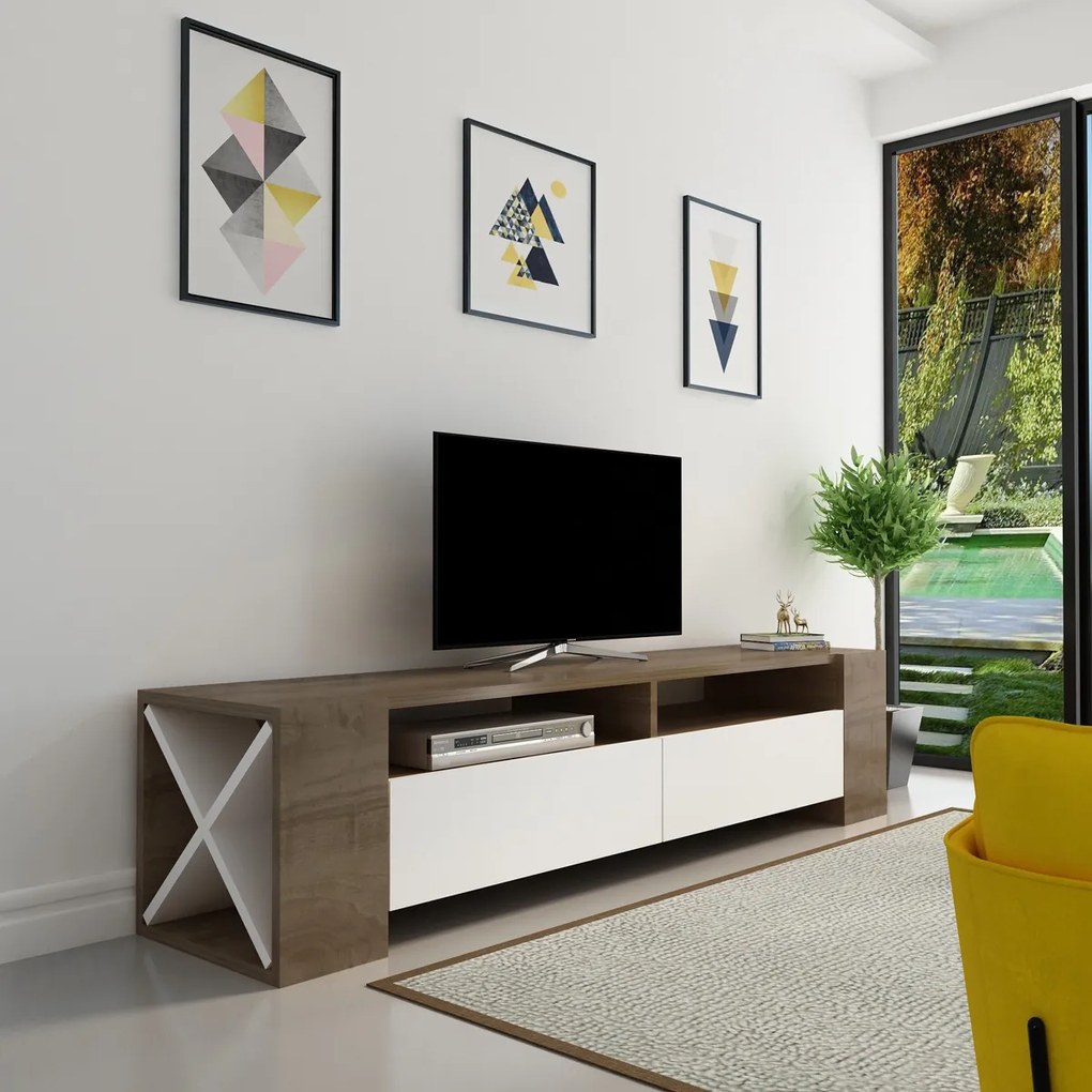 Stolik pod telewizor Sosruko Walnut