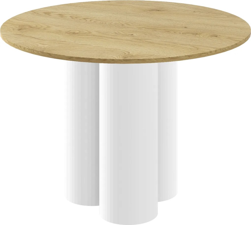 Okrągły stół Raveo Hubertus dąb / mat