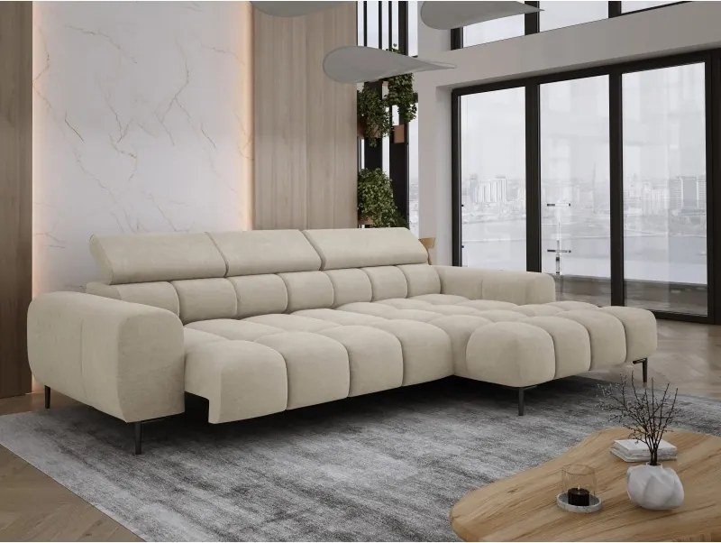 Narożnik PLAZA MINI wolnostojący Prawostronny w tkaninie CLOUD 03 WERSAL