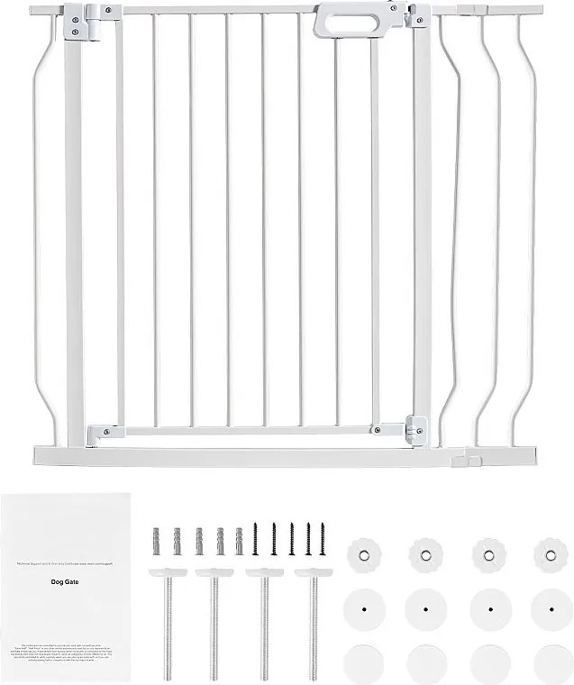 Brama Bezpieczeństwa dla Dziecka SucceBuy, Brama dla Psów, 29.5 do 37 cali Szerokości x 30 cali Wysokości