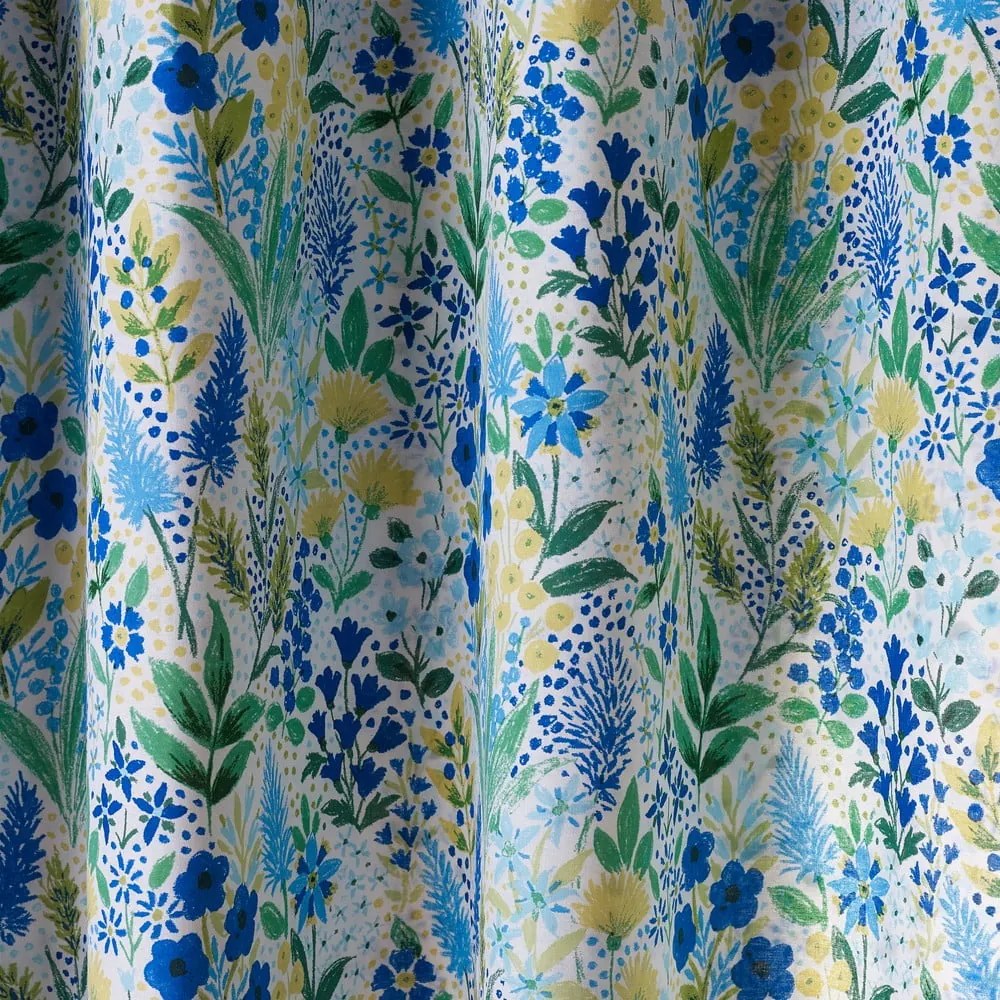 Zielono-niebieskie zasłony zestaw 2 szt. 168x229 cm Tilly Floral – Catherine Lansfield