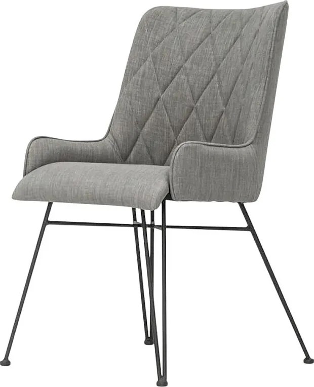 Krzesło 57x92x63 cm szare adesso adesd03b