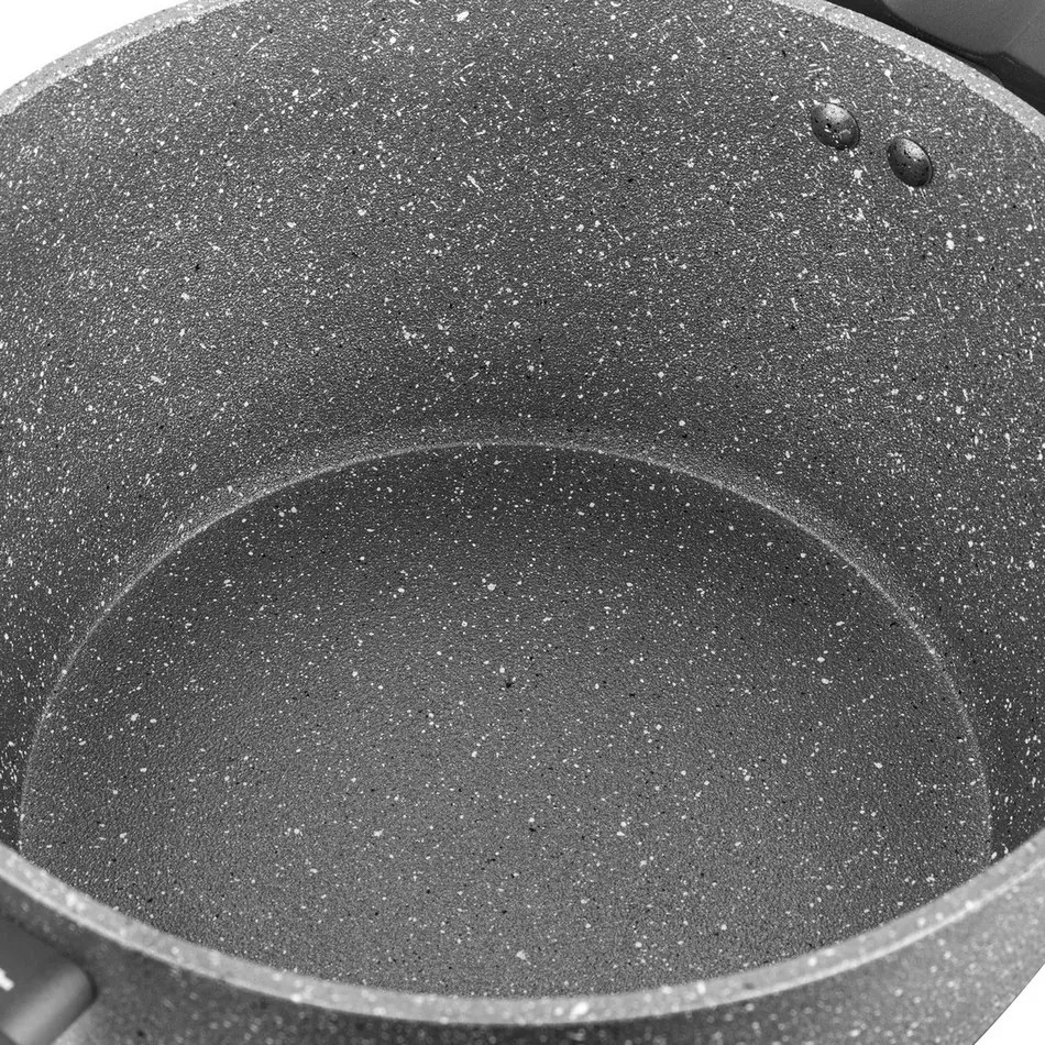 Florina Garnek z pokrywką Stone na indukcję i gaz Lava Stone MG, 16 cm, 1,2 l, śred. 16 cm