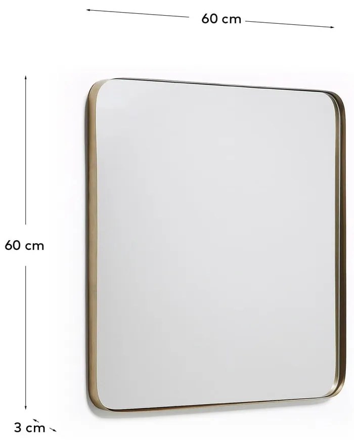 Lustro ścienne 60x60 cm Marco – Kave Home
