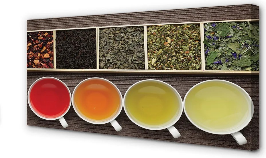 Zdjęcie na płótnie Kolekcja Ziołowych Herbat