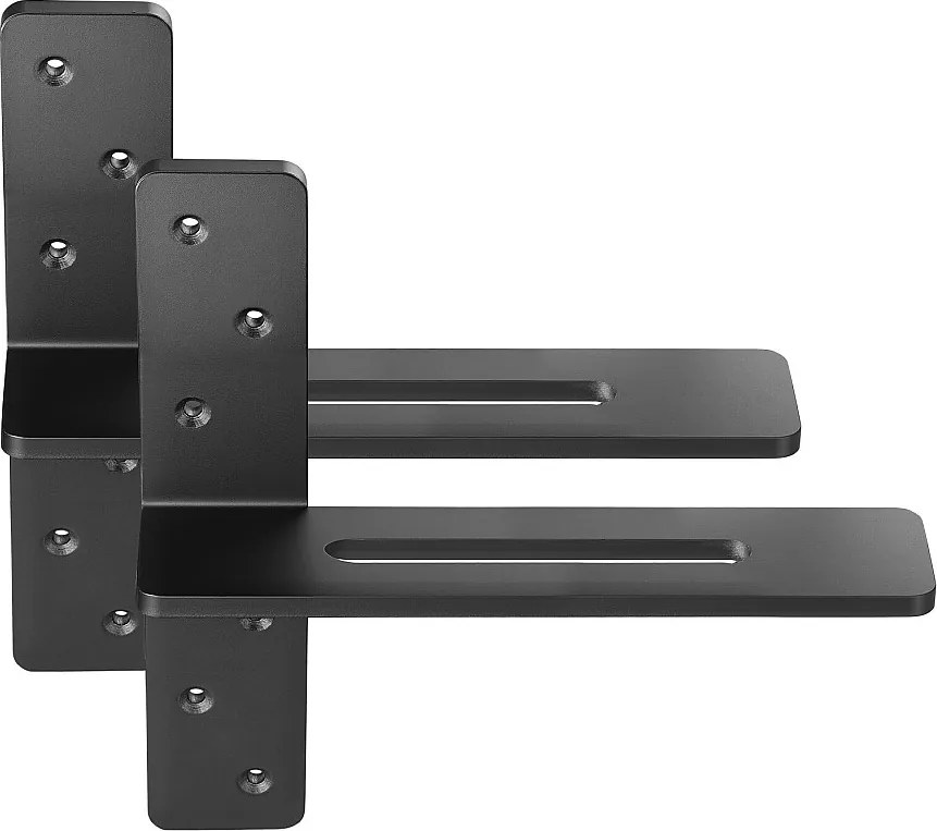 Wspornik do Pływającej Półki SucceBuy, 30.48x7.35x30.48 cm, Solidne Niewidoczne Wsporniki Ścienne w Kształcie T, Komplet 2 Sztuki, Nośność 90 kg, ze Śrubami