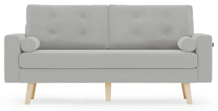 Jasnoszara 3-osobowa sofa MANDI