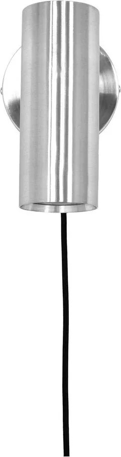 Stalowy kinkiet do kontaktu w kolorze srebra Paris – House Nordic