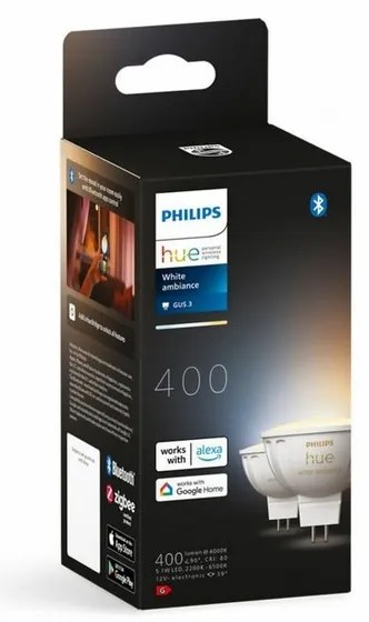 Philips Hue 8719514491588 żarówka LED WA BluetoothGU5.3 MR16, 2 szt.