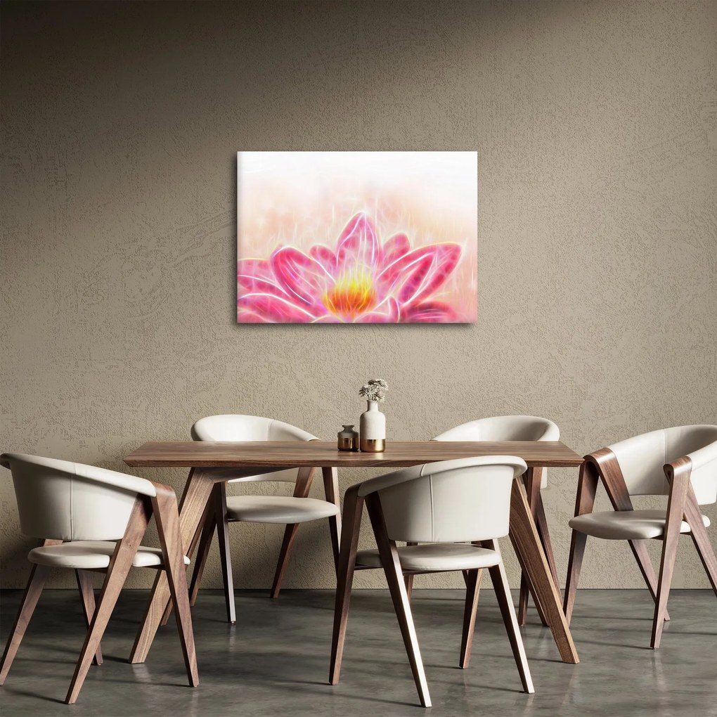 Obraz kwiatu lotosu (70x50 cm)